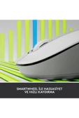 Logitech Signature M650 Küçük ve Orta Boy Sağ El Için Sessiz Kablosuz Mouse - Beyaz - 2