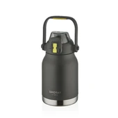 Shotay Çelik Termos Matara Phone Holder 1000Ml Siyah - 1