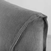 Mocca Fitilli Kadife Tek Kişilik Katlanır Yatak Katlanır Koltuk Gri Tek - 4