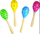 Renkli Ahşap Marakas - 5