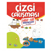 4E Defter Yaz-Sil Çizgi Çalışması Karatay Yayınevi - 1