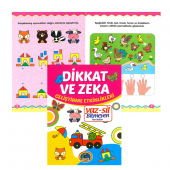 4E Defter Yaz-Sil Dikkat Ve Zeka Geliştirme Etkinlikleri Karatay Yayınevi - 2