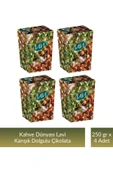 Kahve Dünyası Lavi Karışık Dolgulu Çikolata 250 gr x 4 Adet - 1