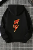 Unisex Yıldırım Baskılı Sweatshirt - 2