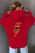 Unisex Yıldırım Baskılı Sweatshirt - 9