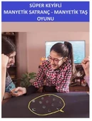SÜPER KEYİFLİ MANYETİK SATRANÇ - MANYETİK TAŞ OYUNU - HARİKA VAKİT GEÇİRMEK İÇİN - 3