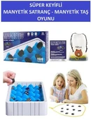 SÜPER KEYİFLİ MANYETİK SATRANÇ - MANYETİK TAŞ OYUNU - HARİKA VAKİT GEÇİRMEK İÇİN - 1