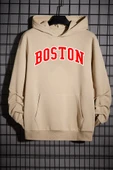 Unisex Boston Baskılı Sweatshirt - 11