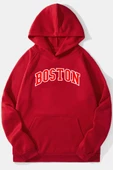 Unisex Boston Baskılı Sweatshirt - 7