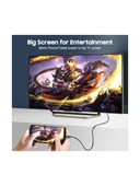 Daytona G03-C Combo 3in1 Lightning/micro Usb/type-C To HDMI Ios Android Görüntü Aktarıcı Kablo 2 Metre - 5