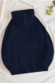 Unisex Minimal line drawing Baskılı Sweatshirt - 4
