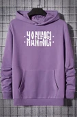 Hanımcı Yazılı Katlamalı Sweatshirt thumbnail 1