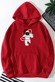 Unisex Astronot Baskılı Sweatshirt thumbnail 9