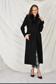 Kürk Yaka Detaylı Kaban - 3