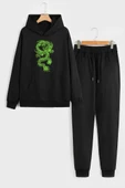 Unisex Chinese Dragon Baskılı Eşofman Takımı - 3