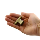 Gediz Antik Sarı Kulp Düğme Tek Vidalı Çekmece Kulbu Metal Kulplar Mutfak Mobilya Dolabı Dolap Kulp thumbnail 3