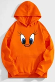 Unisex Tweety Baskılı Sweatshirt - 1
