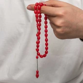 Sıkma Kehribar Tesbih - 4