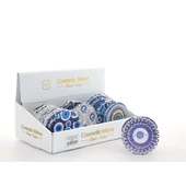 Taşlı Nazar Boncuklu El Aynası İnce - 1