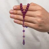 Sıkma Kehribar Tesbih - 1