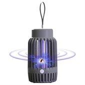 BUFFER® 2'si 1 Arada Şarjlı,Mor UV Işıklı Sinek Öldürme Aparatı ve Kamp Tipi Askılı Gece Lambası - 2