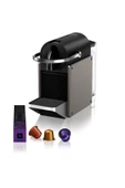 Nespresso D62 Pixie Kahve Makinesi, Gümüş - 1