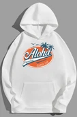 Unisex Aloha Baskılı Sweatshirt thumbnail 11
