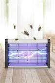 BUFFER® 6W Taşınabilir ve Asılabilir Elektrikli Led Sivrisinek Yok Edici Hem Gece Lambası Hem Haşere Engelleyici Makine - 6