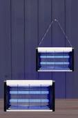 BUFFER® Masaüstü veya Duvara Asılabilen 6W Sessiz Sinek Öldürücü UV Mor Işıklı Makina - 6