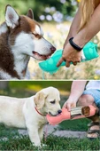 BUFFER® Taşınabilir Hazneli Mama Kaplı ,Kaka Poşetli Kedi,Köpek Suluğu-300ml - 7