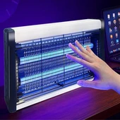 BUFFER® Masaüstü veya Duvara Asılabilen 6W Sessiz Sinek Öldürücü UV Mor Işıklı Makina - 2