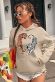 Unisex Tiger Baskılı Sweatshirt thumbnail 7