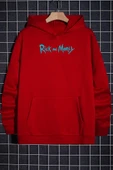 Unisex Rick and Morty Baskılı Sweatshirt thumbnail 7