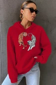 Unisex Tiger Baskılı Sweatshirt thumbnail 3