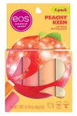 EOS Lip Balm Peachy Keen Dudak Balsamı Çeşit Paketi 4 Adet - 1