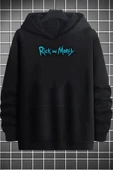 Unisex Rick and Morty Baskılı Sweatshirt thumbnail 4