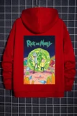 Unisex Rick and Morty Baskılı Sweatshirt thumbnail 8