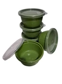 Hobby Life Tick Tock Hava Sızdırmaz Saklama Kabı 5'li Set 5 x 250 ML Yeşil - 1