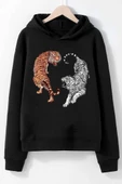 Unisex Tiger Baskılı Sweatshirt thumbnail 2