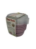 Hobby Life Tick Tock Hava Sızdırmaz Saklama Kabı 5'li Set 5 x 250 ML Pudra - 3