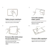 XP-Pen AC79_02 Deco Pro Medium için Koruyucu Film 2 Adet 33x23cm Protective film - 12