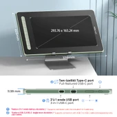 XP-Pen Artist 13 2nd Generation Grafik Ekran Tablet Yeşil - 5