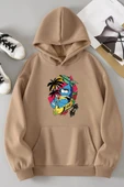 Unisex Crazy Banana Baskılı Sweatshirt - 9