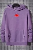 Unisex Ninja Akatsuki Sırt Baskılı Sweatshirt thumbnail 9