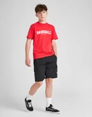 Çocuk Baseball baskılı Pamuklu Tshirt thumbnail 3