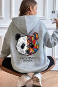 Unisex Panda Sırt Baskılı Sweatshirt thumbnail 9