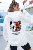Unisex Panda Sırt Baskılı Sweatshirt thumbnail 3