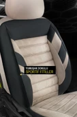 Kia Sportage Suv 2011-2020 Aracınıza Uyumlu Bej Siyah Safari Serisi Yumuşak Doku - 2