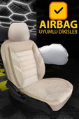 Kia Sportage Suv 2011-2020 Aracınıza Uyumlu Bej Siyah Safari Serisi Yumuşak Doku - 12