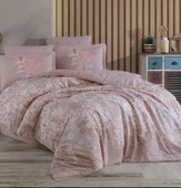 Hobby Çift Kişilik Ranforce Nevresim Takımı Serena Kahve - 1